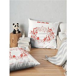 Bad Omens Like A Villain Throw Pillow Premium Merch Store