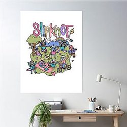 Logo Band Slipknot Poster Premium Merch Store