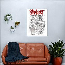 Great Slipknot Band Canvas Print Premium Merch Store