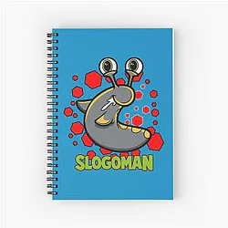 slogoman PSXX1 slogo coollogo  CRAINER Spiral Notebook