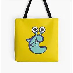 SLOGOMAN SLOGO FUNNY GIFTS BIRTHDAY slog PURP All Over Print Tote Bag