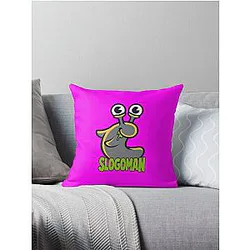 slogoman 3 slogo coollogo  Throw Pillow