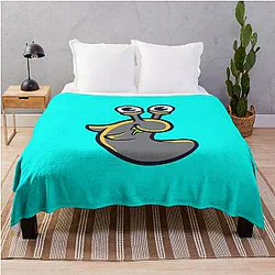 slogoman slogo coollogo funny gift birthday  Throw Blanket