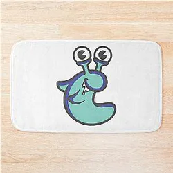 SLOGOMAN SLOGO FUNNY GIFTS BIRTHDAY slog PURP Bath Mat