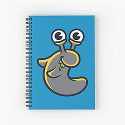 slogoman slogo coollogo funny gift birthday  Spiral Notebook