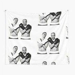 Slushy noobs - Martin and Hamzah boxing match Tapestry