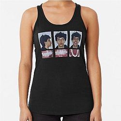 slushy noob merch Racerback Tank Top