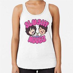 slushy merch Racerback Tank Top