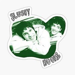 slushy noob - green blob sticker
