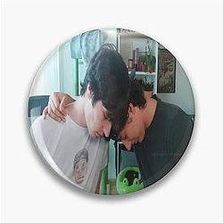 Hamzah and Martin Cute Hug Meme Noob Out of Character Pin