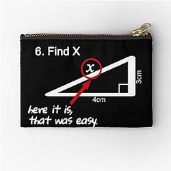 Slushy Martin Finds X shirt funny Zipper Pouch