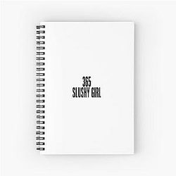 slushy girls 365 Spiral Notebook
