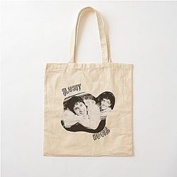 Slushy Noob - Black and White Blob Cotton Tote Bag
