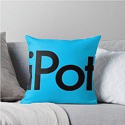 I Pot Hamza Out of Character Slushy Martin Throw Pillow