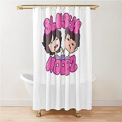 Slushy Noob Merch Shower Curtain
