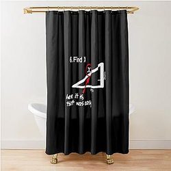 Martin finds shirt meme funny Shower Curtain