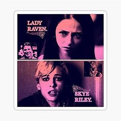 LADY RAVEN SKYE RILEY Sticker