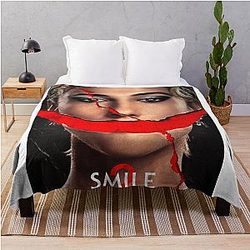 Smile It Will Never Go Throw Blanket