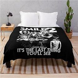 Smile Movie Throw Blanket