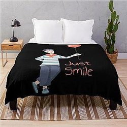 Smile Throw Blanket