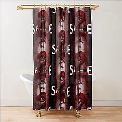 Smile Reflection Shower Curtain