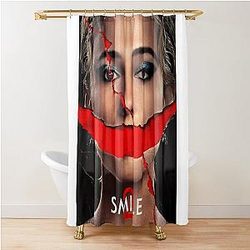 Smile It Will Never Go Shower Curtain