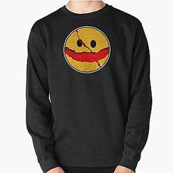 Smile Horror Emote Pullover Sweatshirt