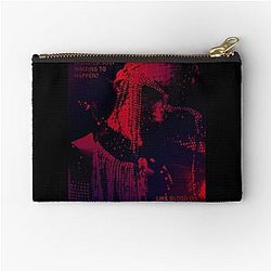 Blood On White Satin Zipper Pouch