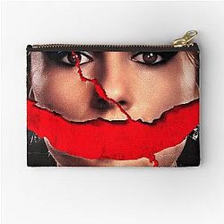 Aesthetic Smile Horror Graphic Zipper Pouch