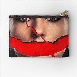 Smile it will never go zipper pouch