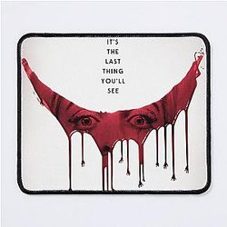 Aesthetic Smile Horror Movies Graphic Mouse Pad