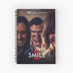 Aesthetic Smile Horror Graphic Spiral Notebook