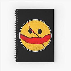 Smile Horror Emote Spiral Notebook