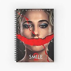 Smile It Will Never Go Spiral Notebook