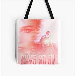 Skye Riley Glitched Print Tote Bag
