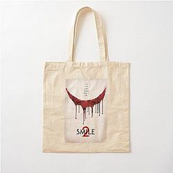 Aesthetic Smile Horror Movies Graphic Cotton Tote Bag