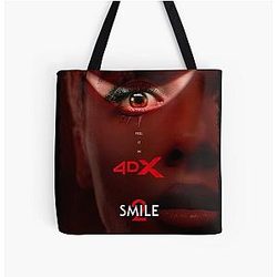Aesthetic Smile Horror Movies Graphic Print Tote Bag