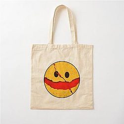 Smile Horror Cotton Tote Bag
