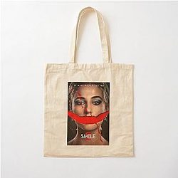 Smile It Will Never Go Cotton Tote Bag