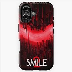 Aesthetic Smile Horror Graphic iPhone Tough Case