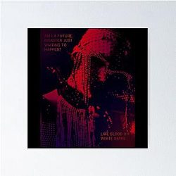 BLOOD ON WHITE SATIN SKYE RILEY Poster