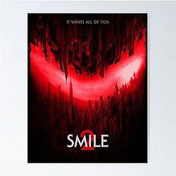 Aesthetic Smile Horror Movies Graphic Poster
