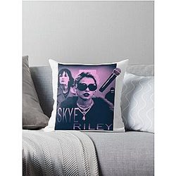 SKYE RILEY Throw Pillow