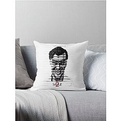 Aesthetic Smile Horror Movies Graphic Throw Pillow