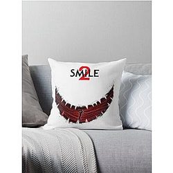 Aesthetic Smile Horror Graphic Throw Pillow