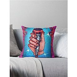 Smile Poster Throw Pillow
