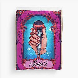 Smile Poster Duvet Cover