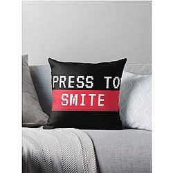 Press to Smite Throw Pillow
