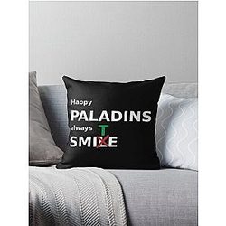 Happy Paladins Smite Throw Pillow