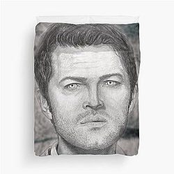 Castiel Smitey Angel Duvet Cover